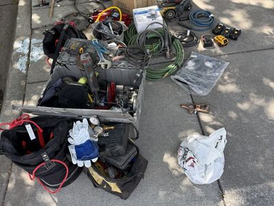 Welding tools stingers ground tig rigs argn hose grinders