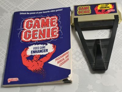Game Genie for Nintendo Entertainment System.