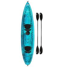 Pelican Rustler 130T Tandem  KUF13P102-00 Kayak 13’ with 2 Paddles  1375475 #106285