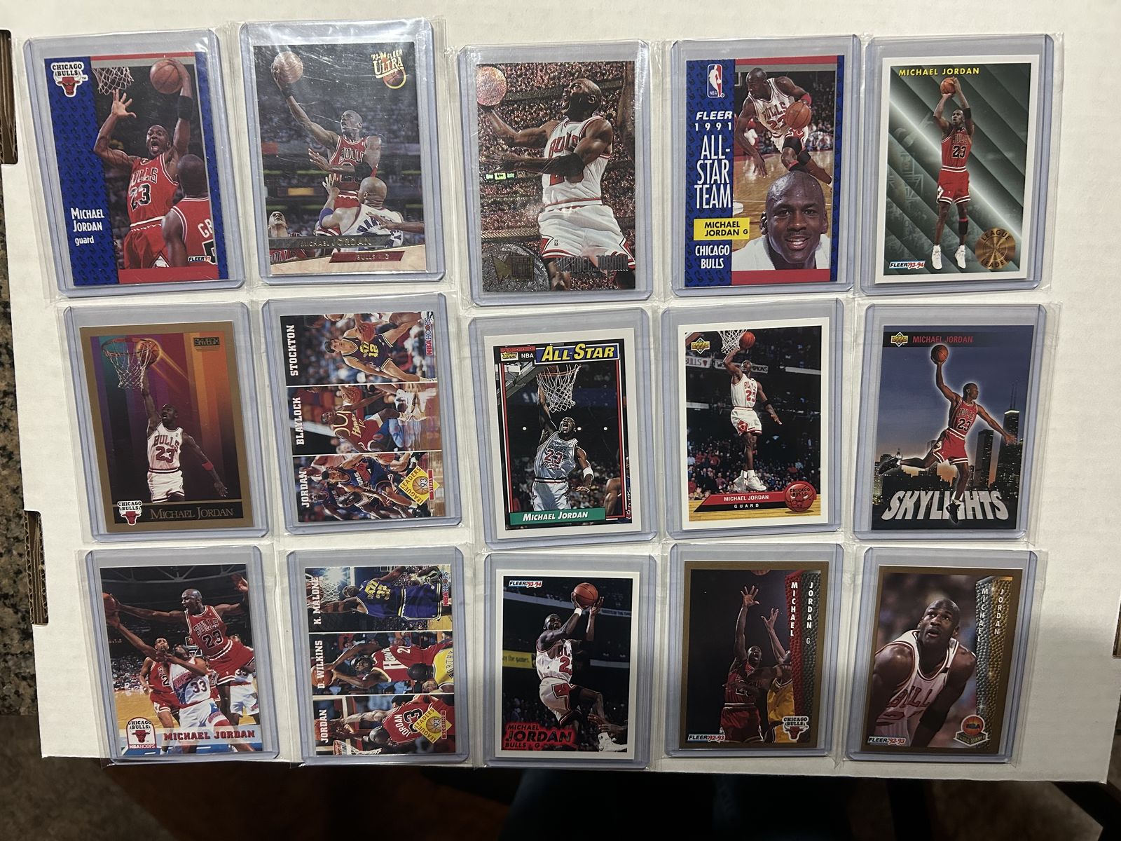 15- Michael Jordan cards