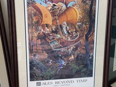 3 James C Christensen Framed Art
