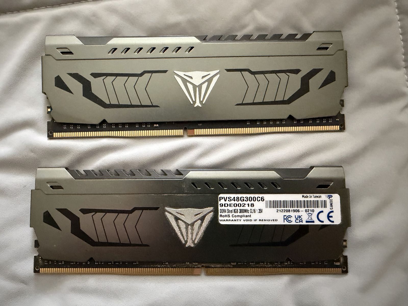 16GB DDR4 RAM (Patriot Viper Steel)