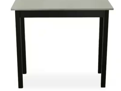 NEW Carolina Forge Carter Black Bar Table Hand Forged Stainless Steel Top CF2242B