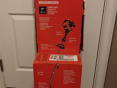 Craftsman 2-Cycle 25cc 17" Curved Shaft Gas String Trimmer Weedwacker