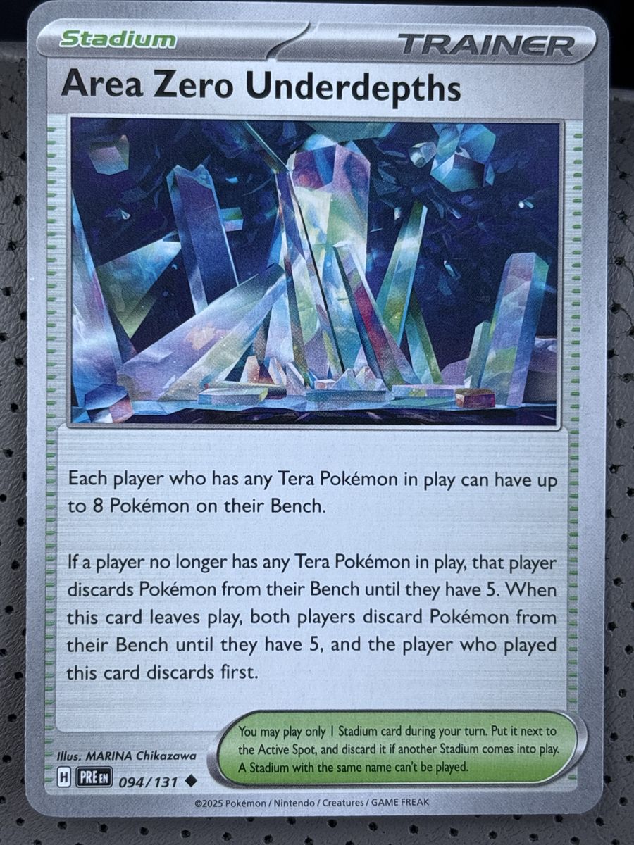 Pokemon TCG: Area Zero Underdepths Trainer Card, Stadium, 094/131, English