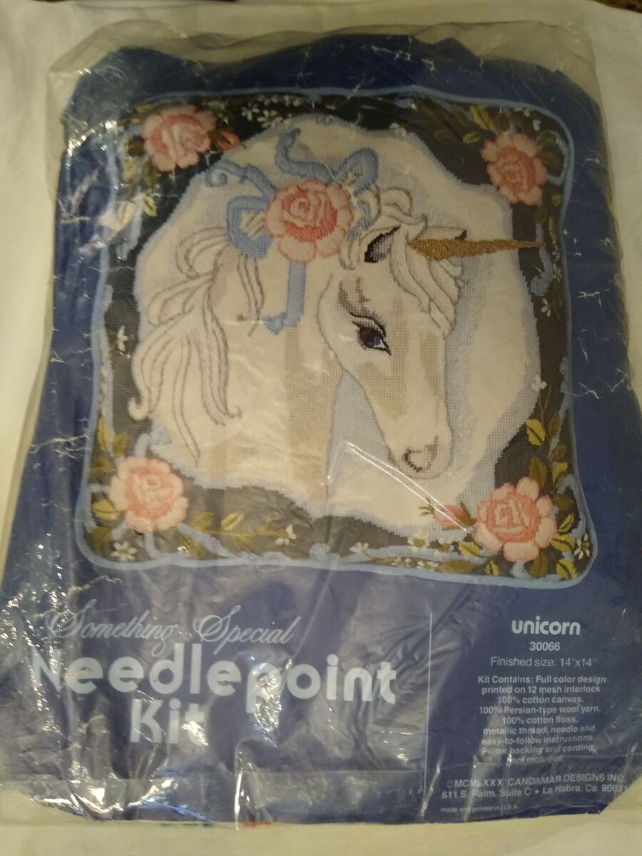 Unicorn Needlepoint Kit