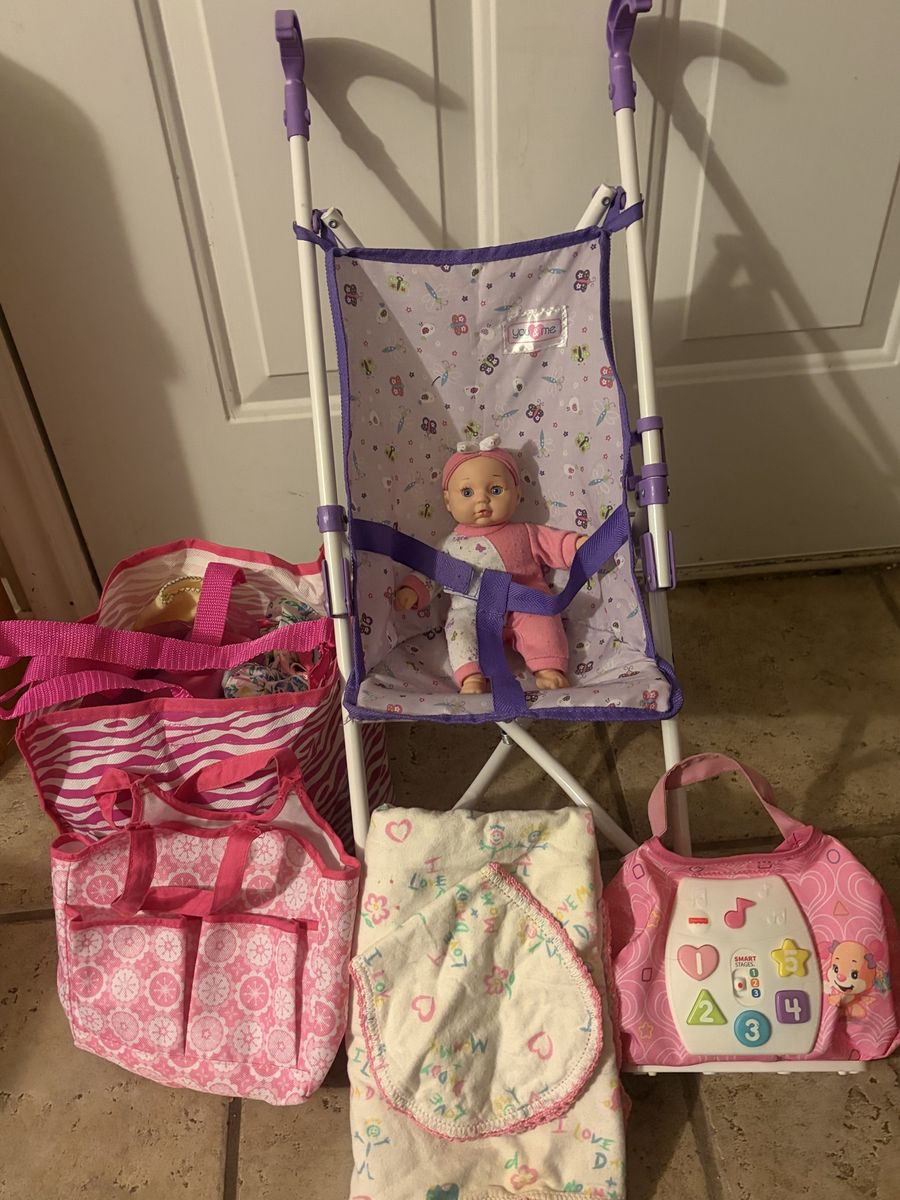Fisher-Price Laugh & Learn Smart Stages Purse & Baby Toys.
