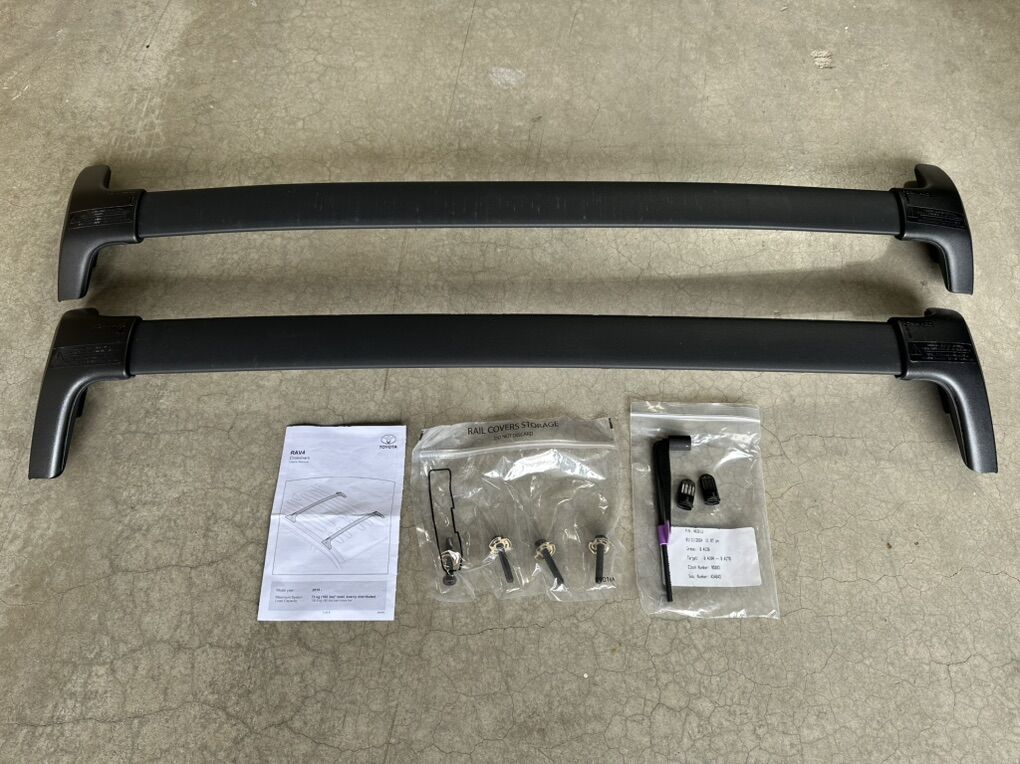 Toyota RAV4 OEM Low Profile Cross Bars 2019-2024