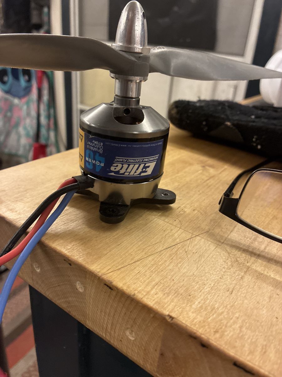 E-flute  Power 46 Brushless Outrunner Motor 670KV with Propeller