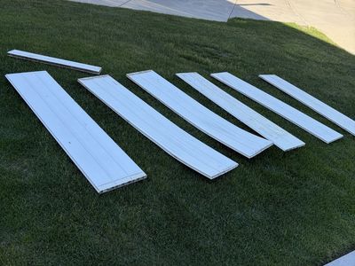 Free vinyl fence leftovers