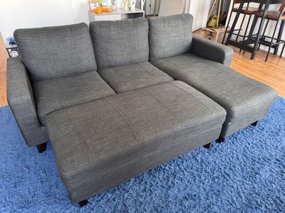 Sectional with Ottoman