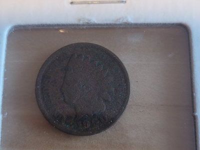 1900 Indian Head Penny Coin - Early 20th Century US Cent in Collector's Holder