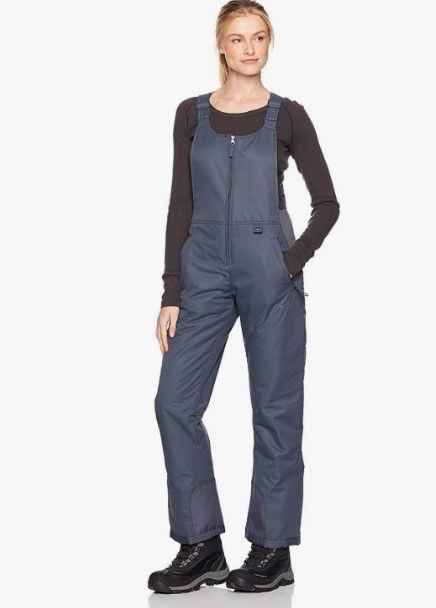 Arctix Women's Water Resistant Insulated Ski Bibs/ Snow Pants - Medium 33" Inseam