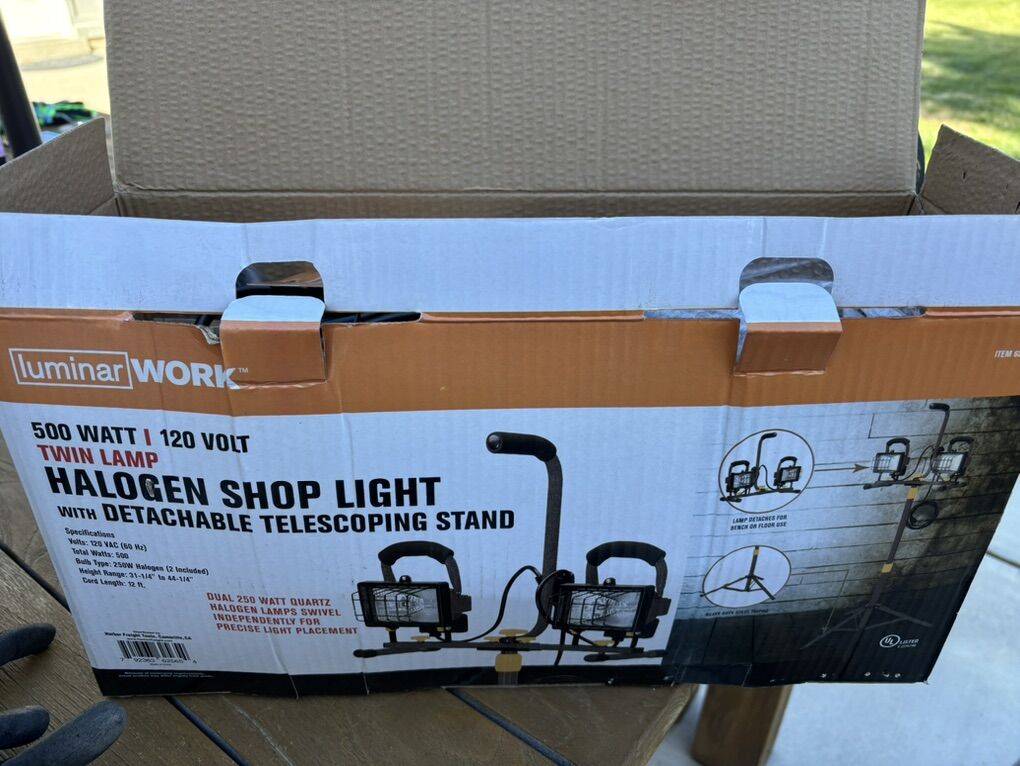 Halogen Work Lite / 120v 500watt