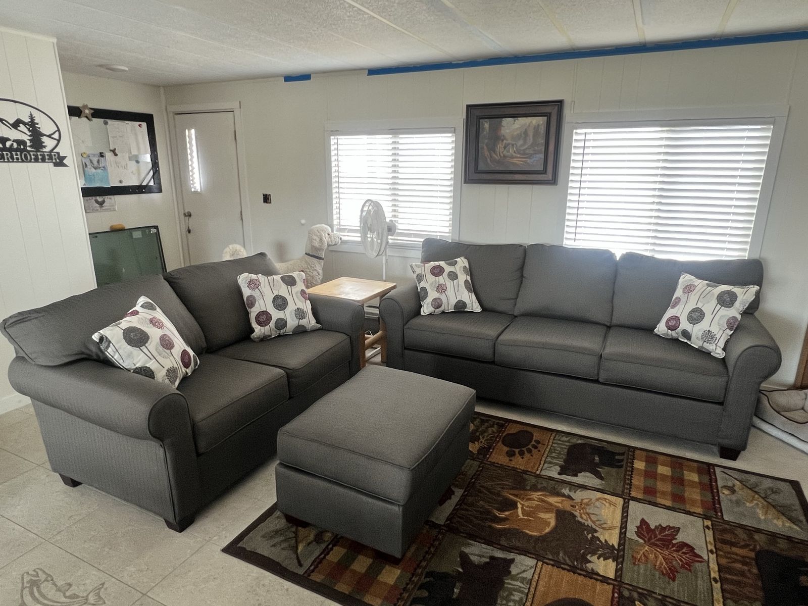 Couch, Loveseat & Ottoman