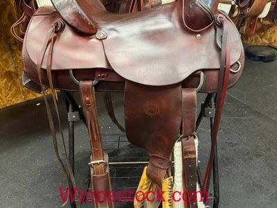15.5" Colorado Saddlery - Ranch/roping saddle