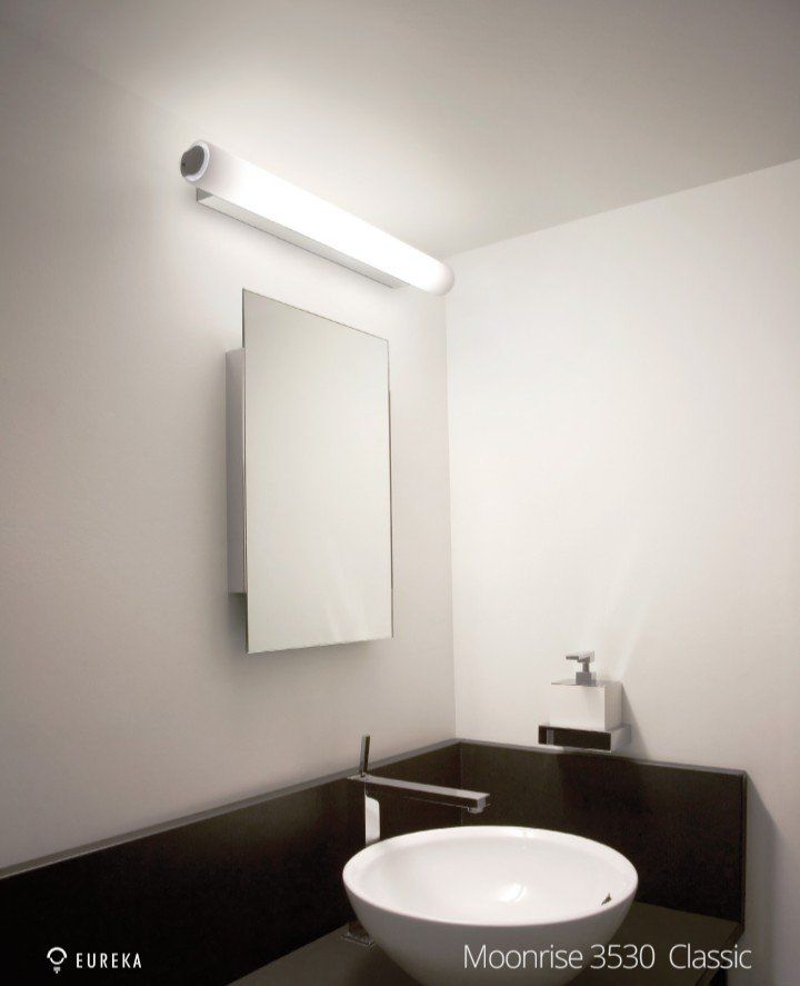 6-NEW Eureka Moonrise Classic 23" Glass Wall Sconce Fixtures (2-Pack) – Dimmable $150 for 2.