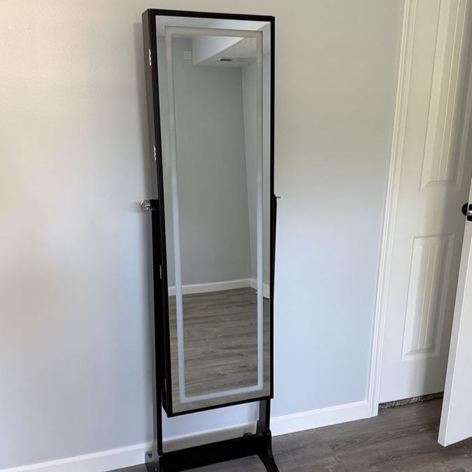 Freestanding Jewelry Armoire