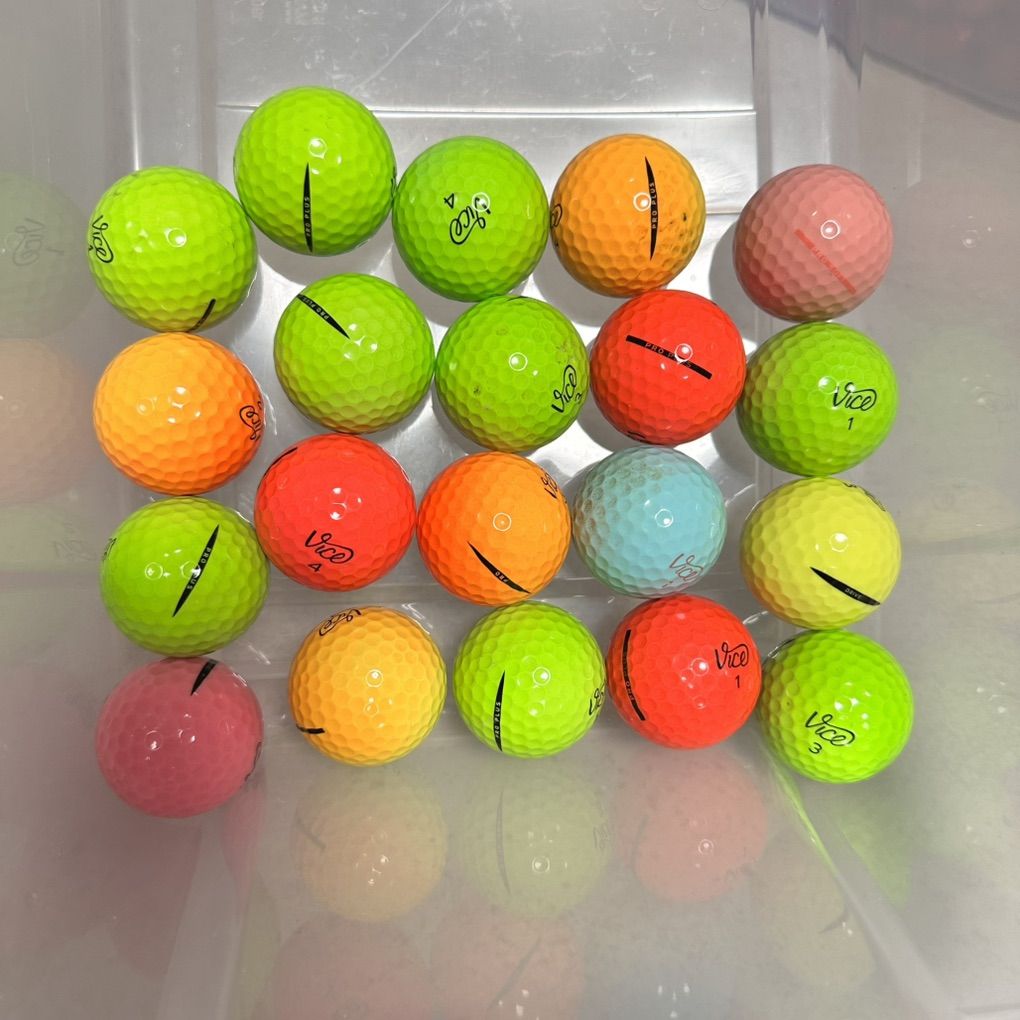 Vice Colored Golf Balls