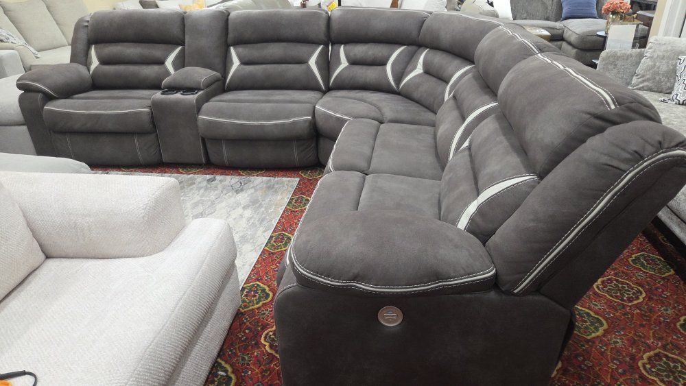 🩶4-Piece Power Reclining Sectional