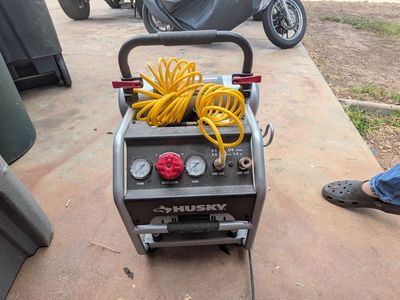 Husky 4.5 Gallon 175 PSI Portable Silent Air Compressor