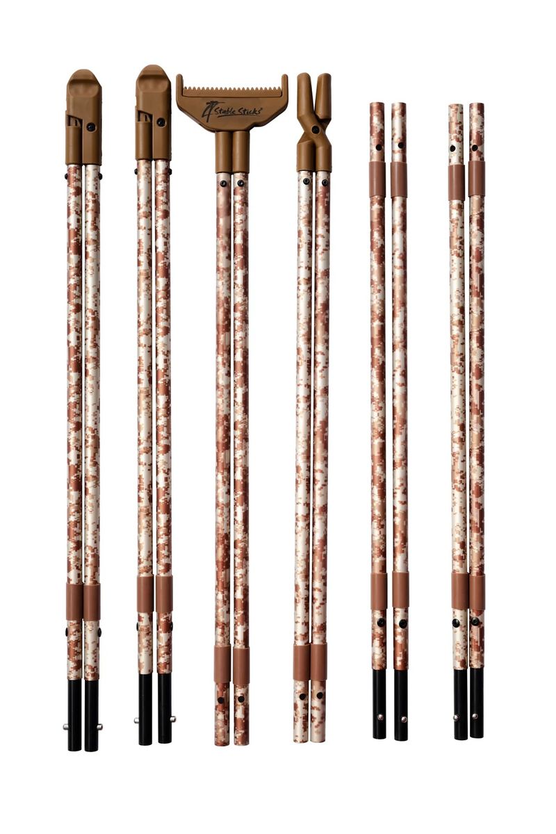 4 Stable Sticks; Ultimate Camo Shooting Sticks