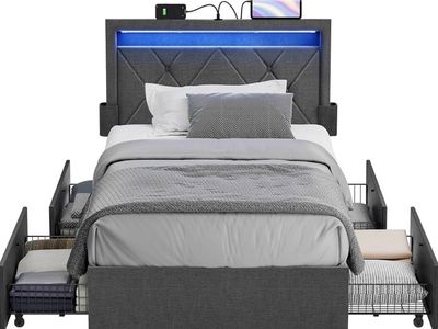 Brand New Twin Bed Frame with Storage