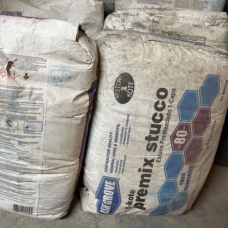 Premix Stucco - Five 80 lb Bags