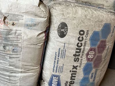 Premix Stucco - Five 80 lb Bags