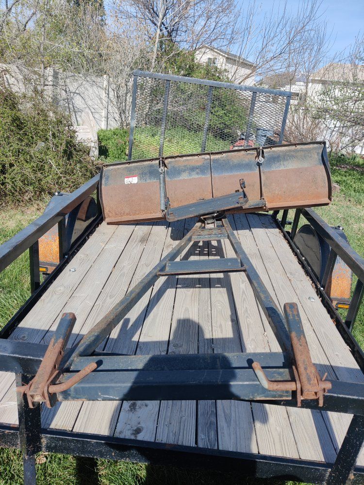 Steel Snow Plow Blade & Mount - 72in Wide
