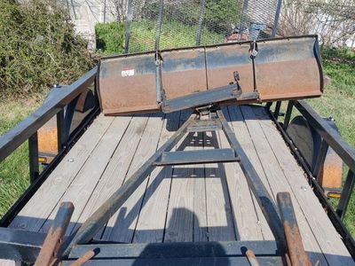 Steel Snow Plow Blade & Mount - 72in Wide