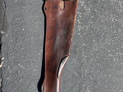 Nice Old Leather Saddle Scabbard