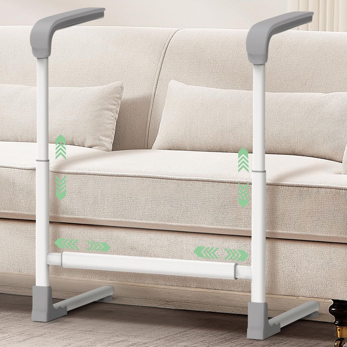 New Couch Stand Assist with Non-Slip & Wide Handrails, Height & Width Adjustable Stand Assist