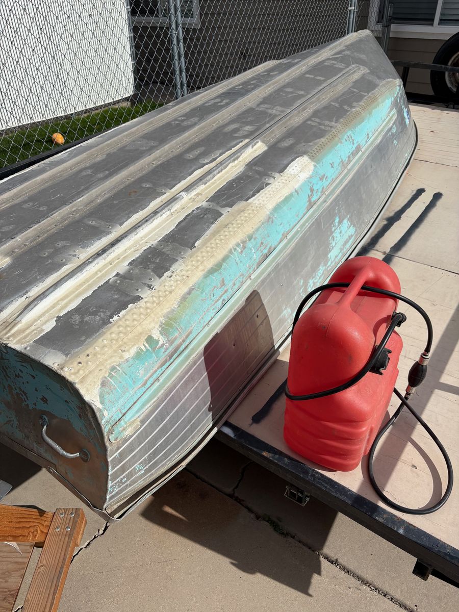 12' aluminum boat with motors