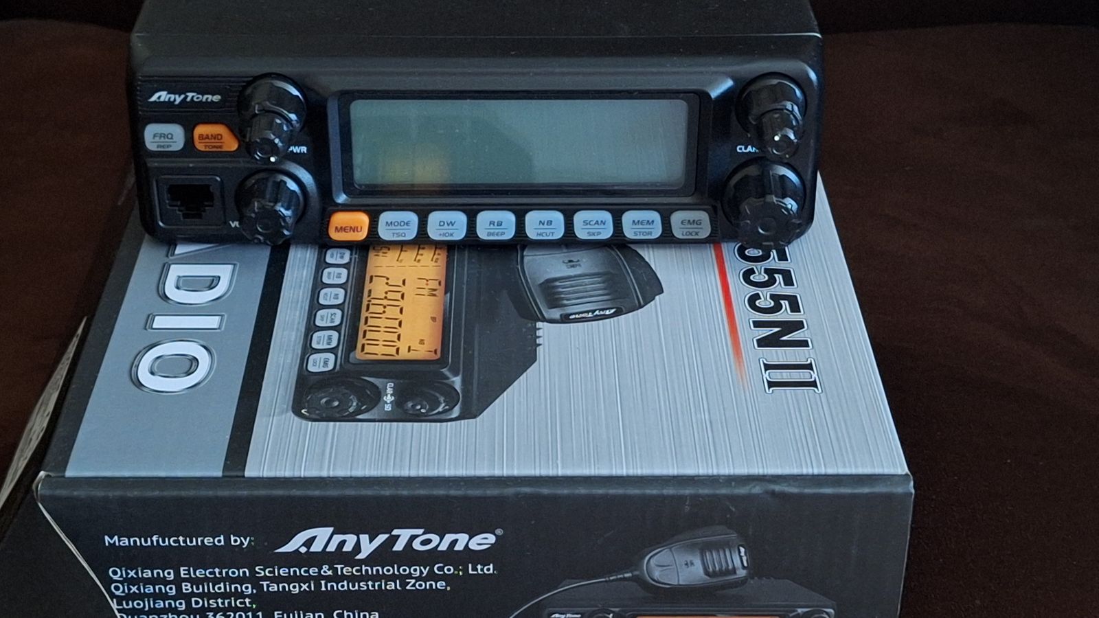 ANYTONE 5555N II 12M - 10M TRANCEIVER AM FM SSB PA CB HAM NEW IN BOX!!!
