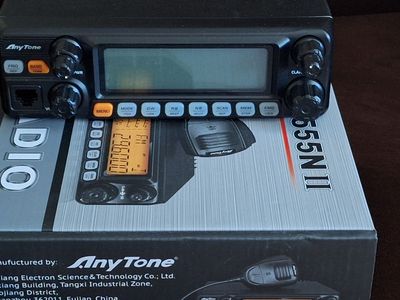ANYTONE 5555N II 12M - 10M TRANCEIVER AM FM SSB PA CB HAM NEW IN BOX!!!