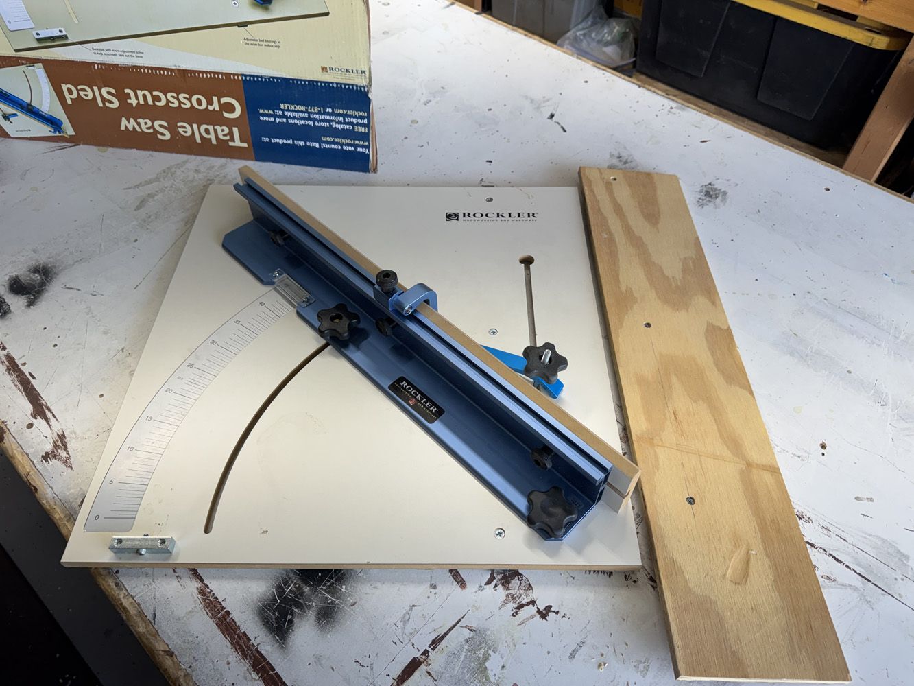 Rockler Table Saw Crosscut Sled