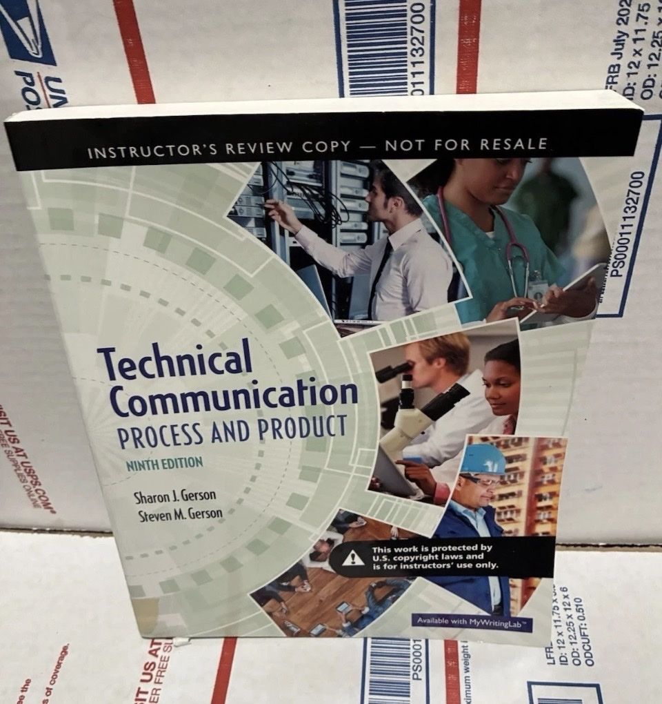 Technical Communication: Process and Product 9th Edition Paperback - Sharon J. Gerson & Steven M. Gerson