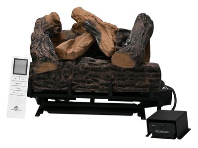 Fireplace Logs Set with Remote Control