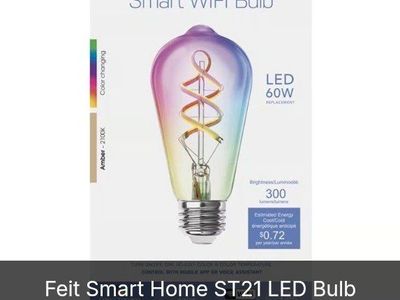 2 pack Smart Home LED Bulbs (NEW)