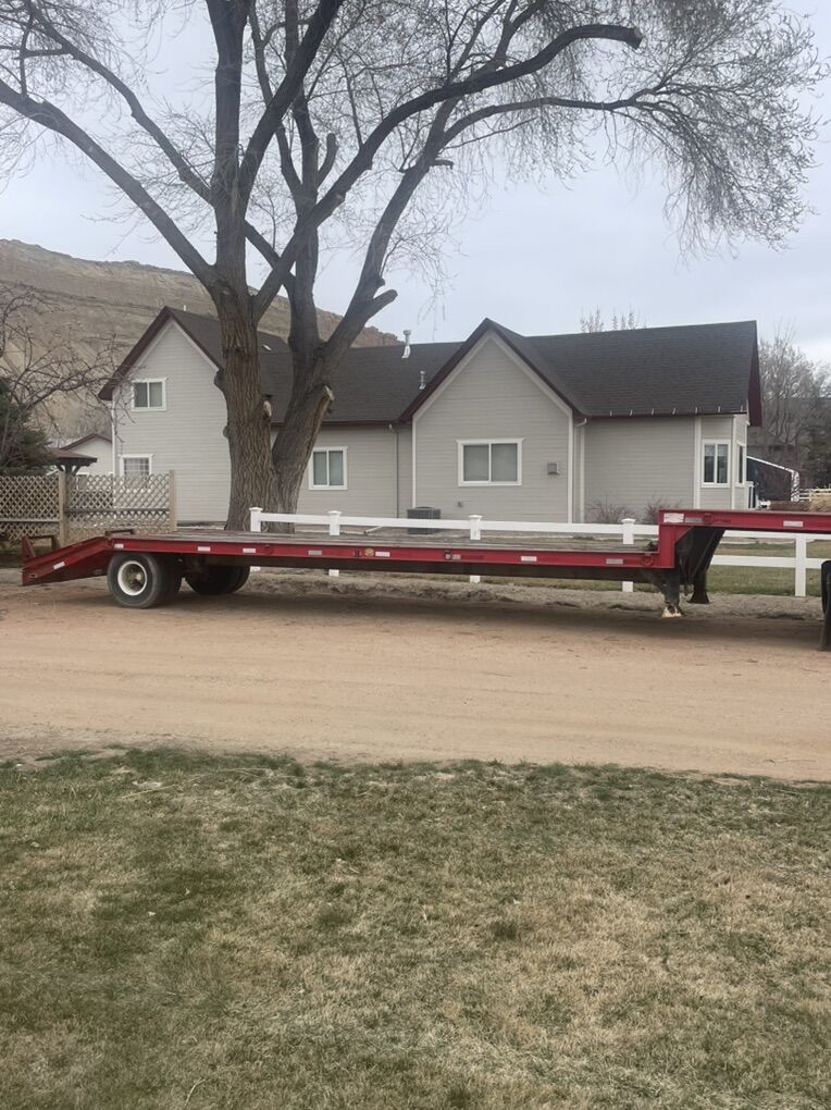 SIngle Axle Step Decl Trailer