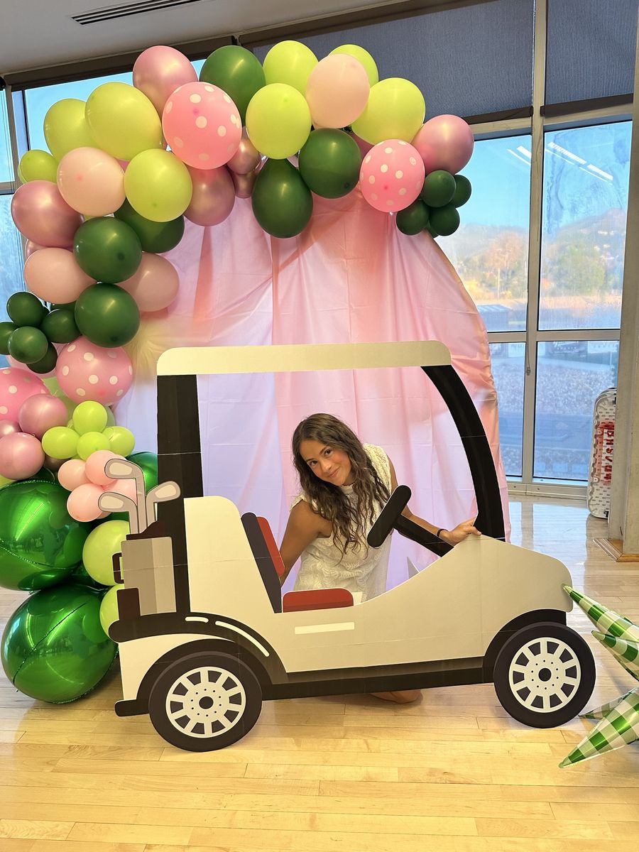 Golf Cart Photo Booth Prop - Perfect for Parties, Events, and Golf Enthusiasts