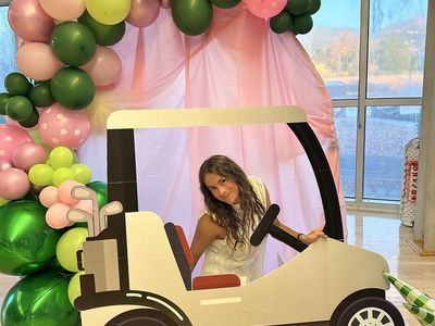 Golf Cart Photo Booth Prop - Perfect for Parties, Events, and Golf Enthusiasts