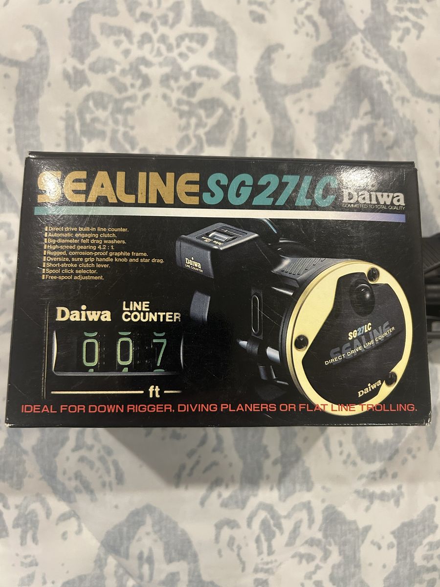 Daiwa Sealine  sg27lc line counter fishing reel. New in box