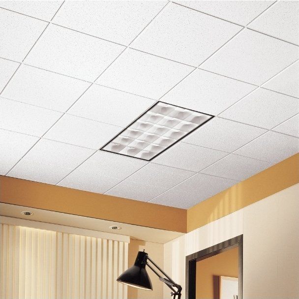 Armstrong 2767DN Acoustical Ceiling 10 Panels WHITE 24 in x 48 in x 3/4 in