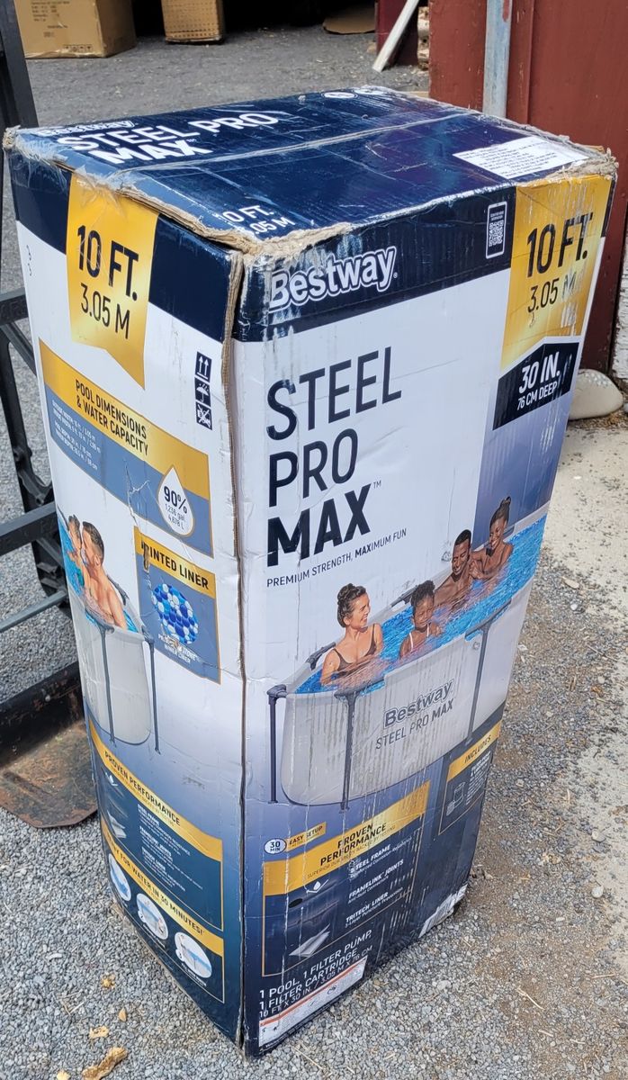 Bestway Steel Pro MAX Above Ground Pool Set - 10 ft x 30 in