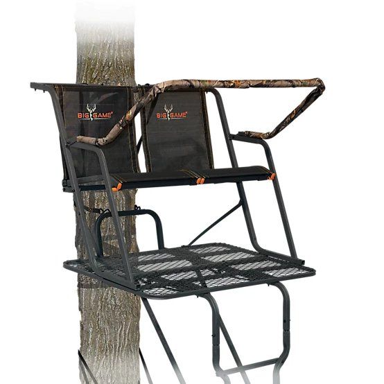 Treestand Ladder Type Tree Stand Two Seater or One Big Hunter Easy to Breakdown and Light Enough to Carry!!!