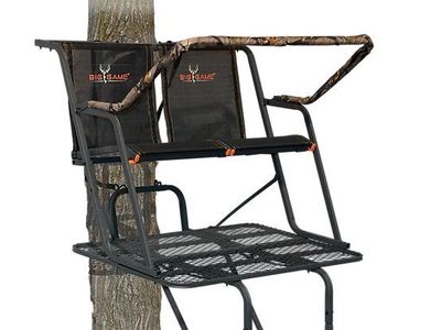 Treestand Ladder Type Tree Stand Two Seater or One Big Hunter Easy to Breakdown and Light Enough to Carry!!!