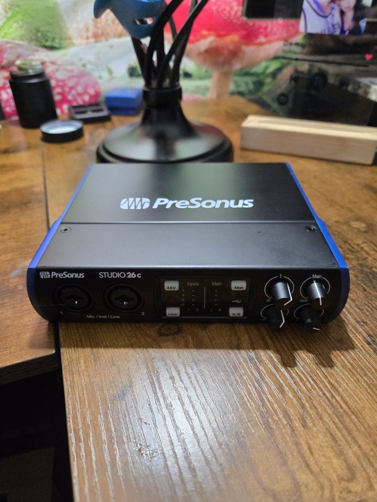 PreSonus Studio 26c Desktop 2x4 USB Type-C Audio/MIDI Interface