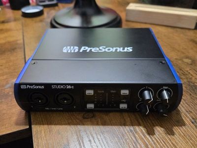 PreSonus Studio 26c Desktop 2x4 USB Type-C Audio/MIDI Interface